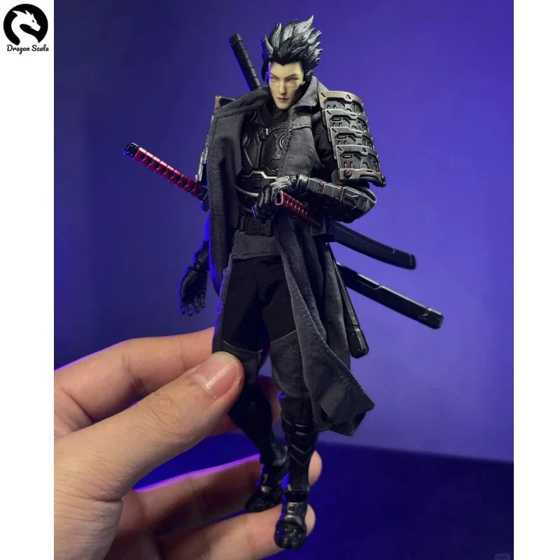 Neu auf Lager Original VTOYS VSD010 1/12 Taki Samurai Stoff Punk Stil Schwertmeister Mini 6 Zoll Komplettset Actionfigur Modell Spielzeug