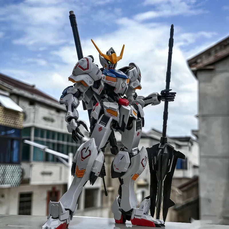 MG 1/100 Asw-G-08 Barbatos 4th Form Mecha Model Kit Assembly Action Figures With Water Decals Mobile Suit Surprise Gift Toys ﻿