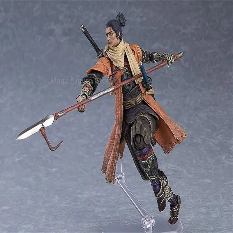 Anime Figma 483-DX Game SEKIRO Figure Shadows Die Twice Action Figures SEKIRO Sword Shadows Die Twice Model Toys Birthday Gifts