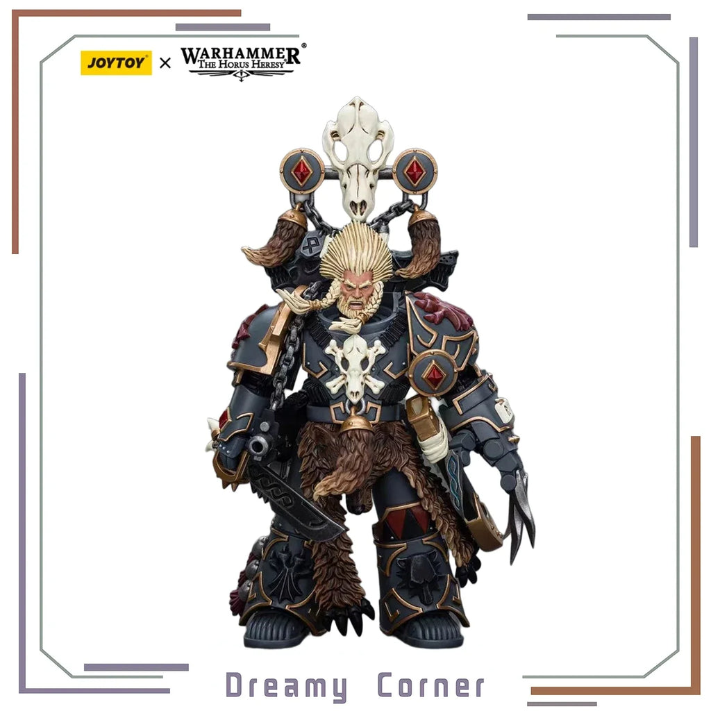 【In Stock 】JOYTOY Warhammer 40K Space Wolves Geigor Fell-Hand 1/18 Action Figures Toys Models