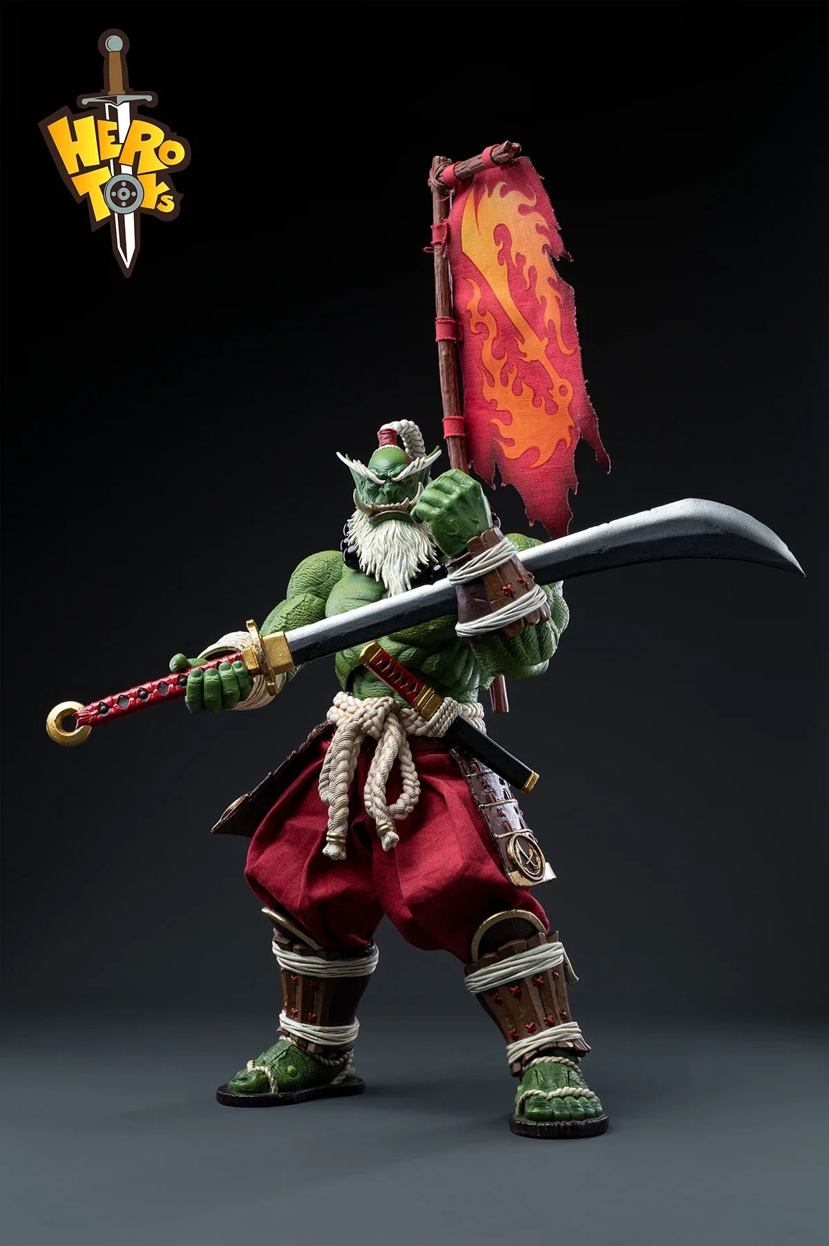 Hero toys Samro Samuluo Grand Master Swordman Orcish 8" 20cm Action Figure Toys Doll Model Collectible Model Gift