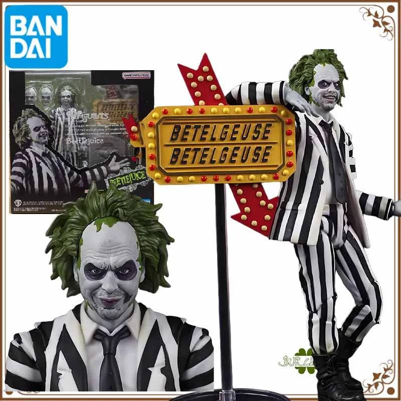 Bandai Original SHF Anime Figure Beetle Juice BEETLE JUICE Action Figure Toys For Boys /Girls /Kids /Christmas