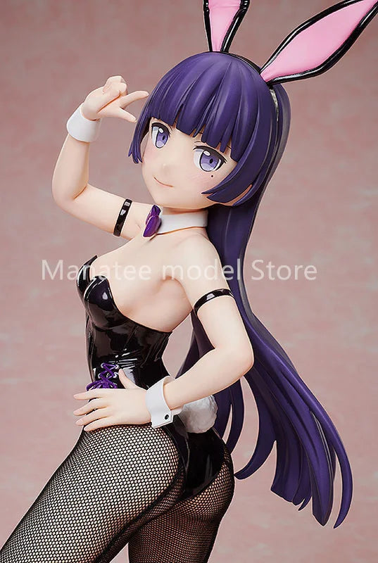 FREEing Original Oreimo 2 Kuroneko Bunny Ver. 1/4 PVC Action Figure Anime Model Toys Collection Doll Gift