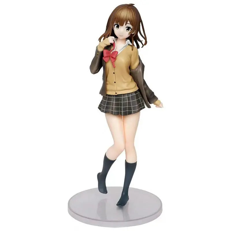 Ogiwara Sayu Anime Figure Shaving. Then I Picked Up A High School Kawaii Girl Doll Toys Chassis Decor Model Ornament Otaku Gifts