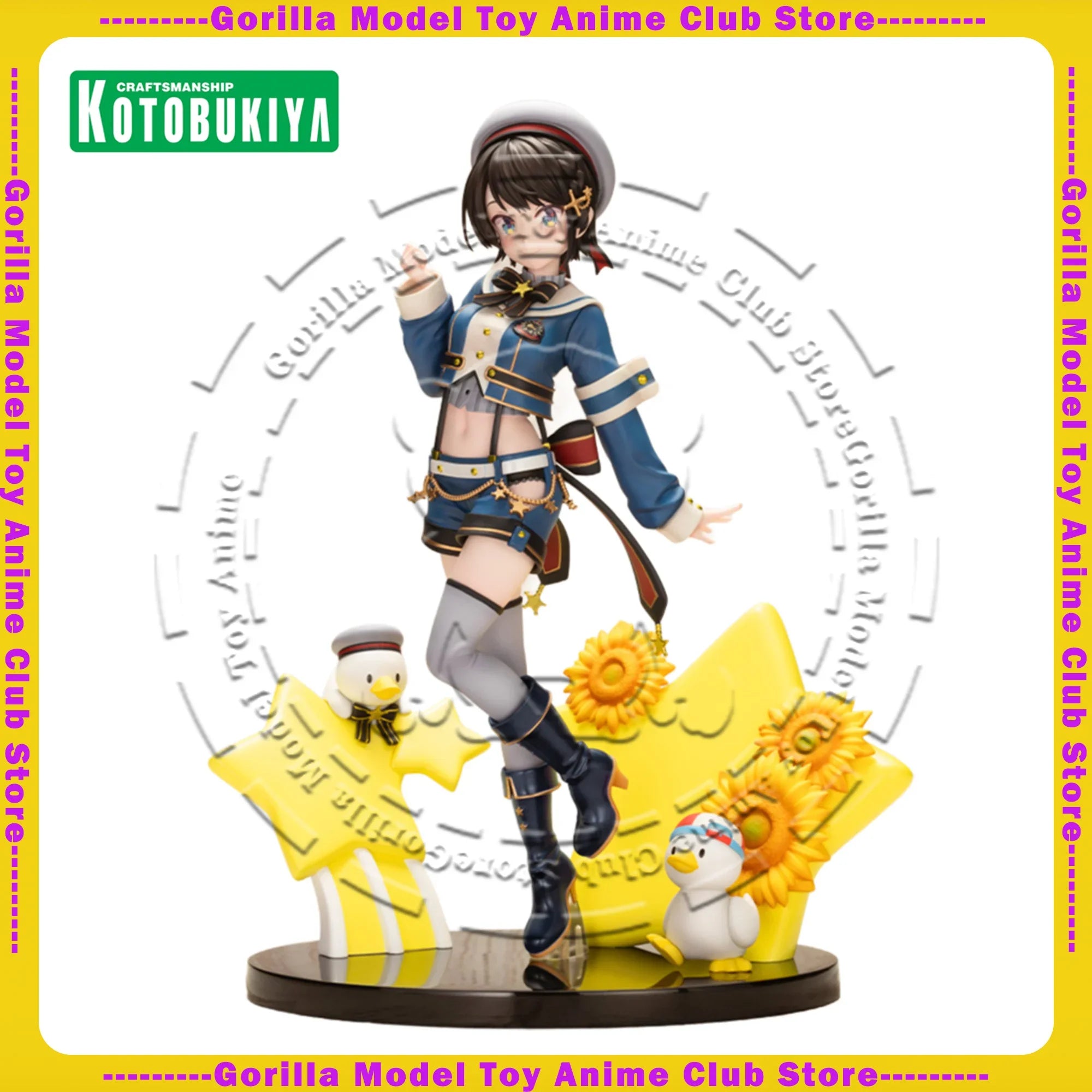 In Stock Original Genuine KOTOBUKIYA hololive Oozora Subaru 250mm Anime Figure Statue Collectible Gift Toy Model Dolls Ornament