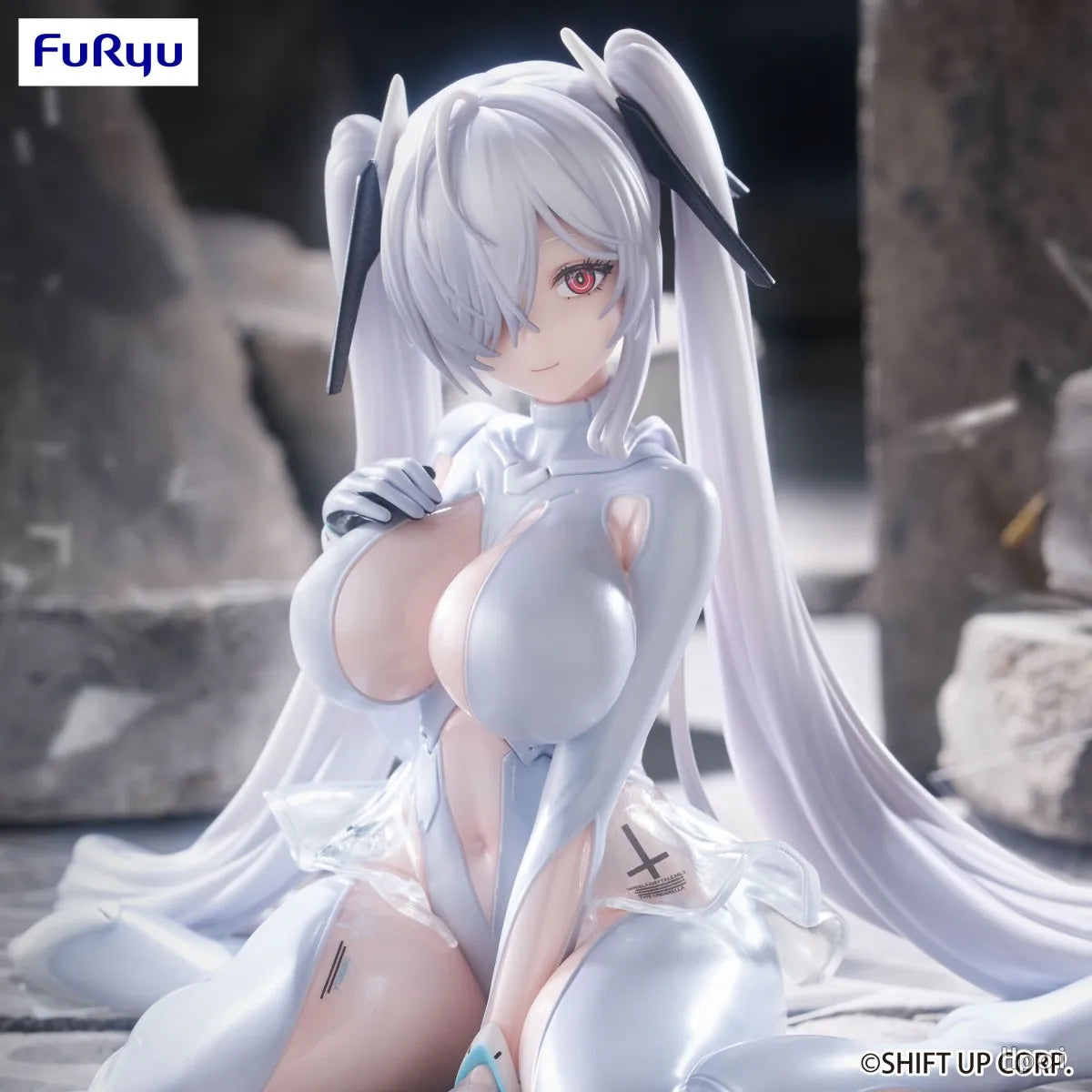 Original Genuine FuRyu Prepainted Noodle Stopper Figure Goddess of Victory: Nikke Cinderella Game Character Figure Decoration