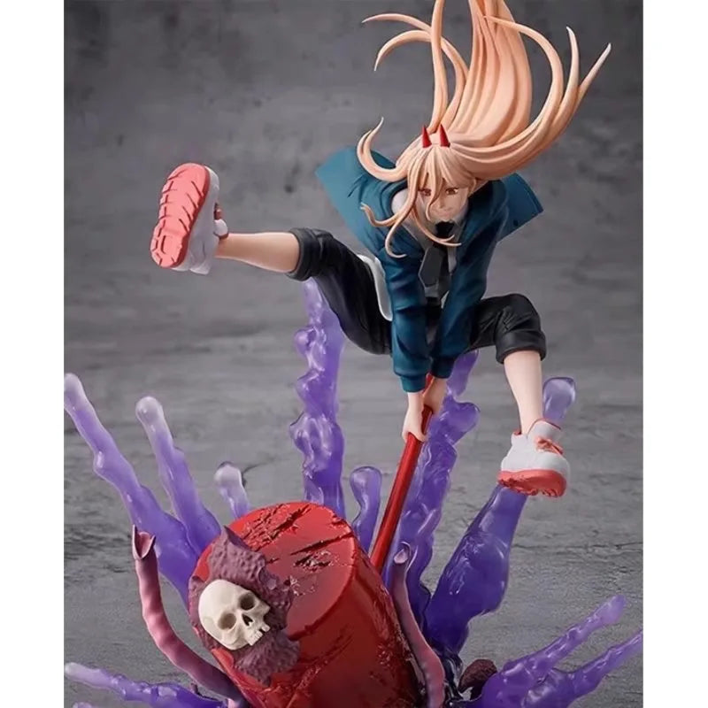 100%Original in Stock Bandai Chainsaw Man Figuarts ZERO Power Anime Character Model Toys Desktop Ornaments Collection Gifts