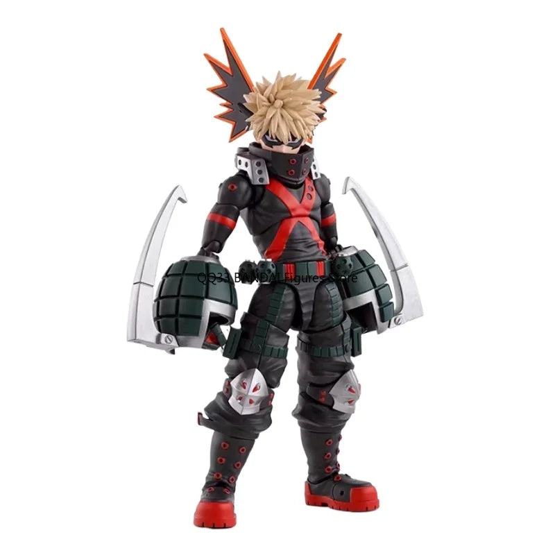 Bandai Original SHFiguarts My Hero Academia Izuku Midoriya Katsuki Bakugou Action Figure Active Joints Model Hobbies Collectible