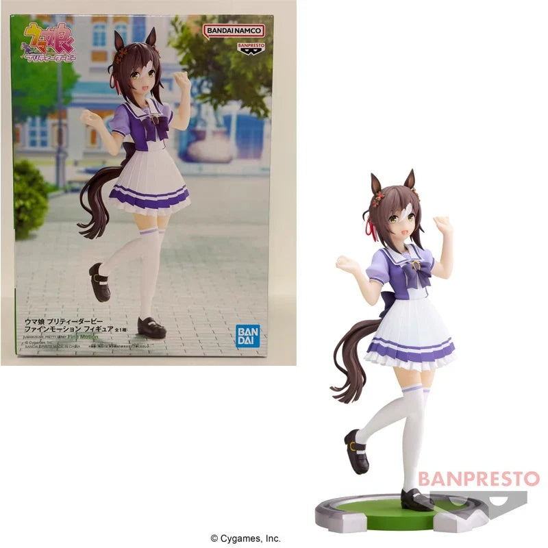 Fast Shipping Bandai Anime Pretty Derby BANPRESTO Special Week Rice Shower Silence Suzuka Tokai Teio Original Model Toys Figure
