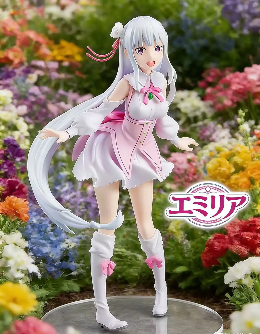 17cm Re: Zero Starting Life in Another World Anime Figure Emilia Action Figures Kawaii Memory Snow Emilia Collection Model Toys