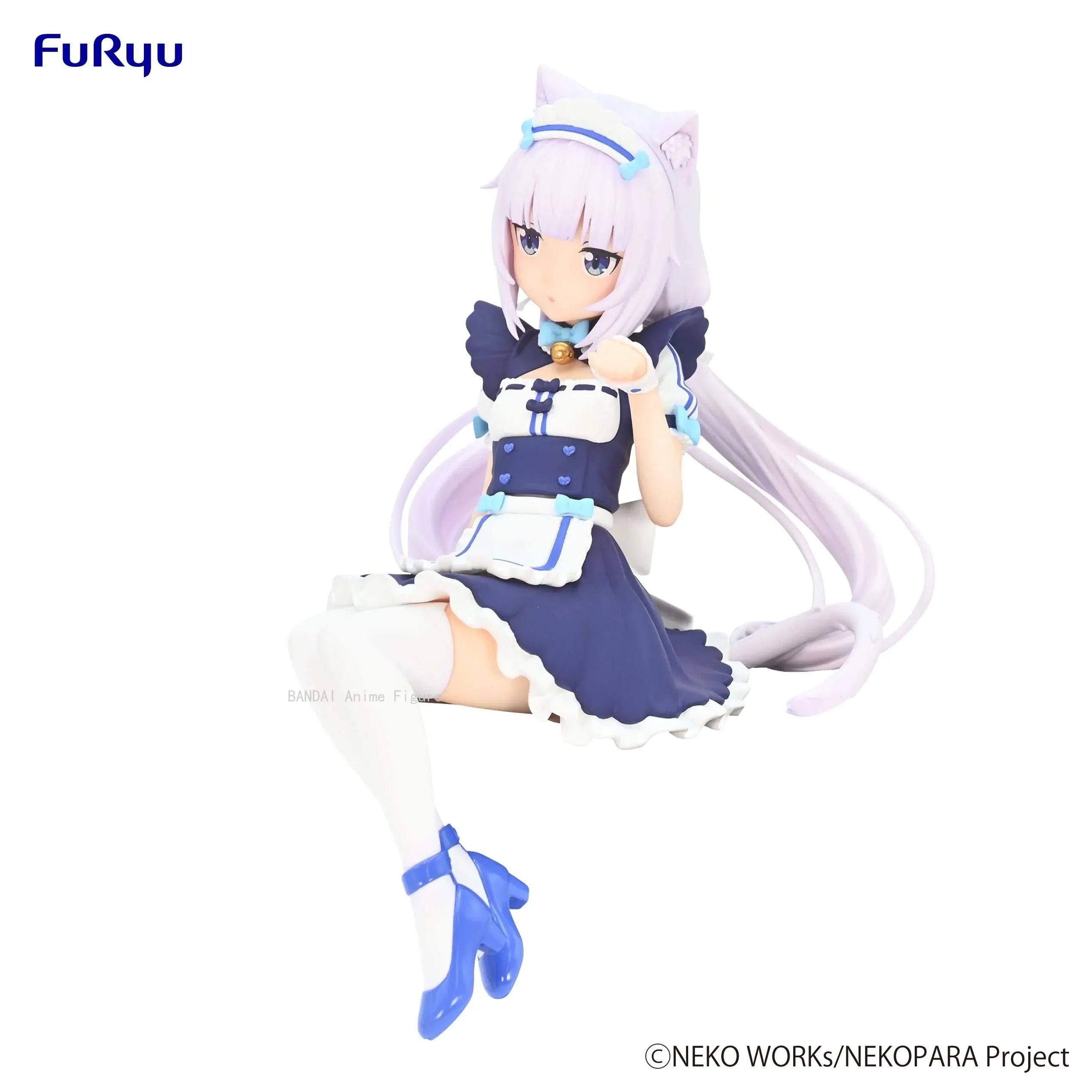 In Stock Original Anime Figures Nekopara Noodle Stopper Figure Vanilla PVC Figure Model Collection Birthday Gift 14cm Ornaments