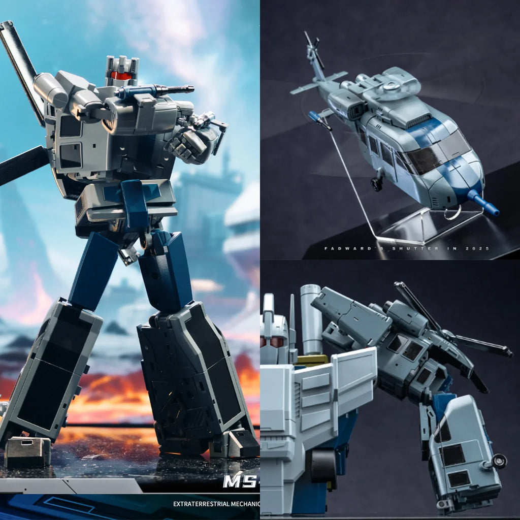 [In stock] Magic Square MS-TOYS MS-06 MS06 Tornado Vortex Helicopters MP Scale Transformation Robot Action Figure Toy