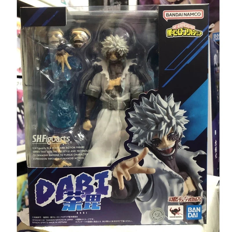 Bandai Genuine SHF My Hero Academia Todoroki Shoto Bakugou Katsuki Ochaco Uraraka Dabi Anime Action Figure Model Toys Gift Kid