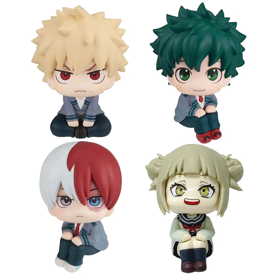 HOT My Hero Academia Katsuki Deku Todoroki Shoto Himiko Toga Break Time Anime Figure Model Collection Doll Toy For Kids Gift