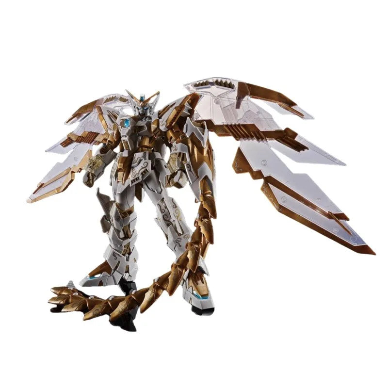 Bandai in Stock Original MG GUNDAM Anime Figure GUNDAM EPYON EW[CROSS CONTRAST COLORS/CLEAR WHITE]Action Figures Collectible Toy