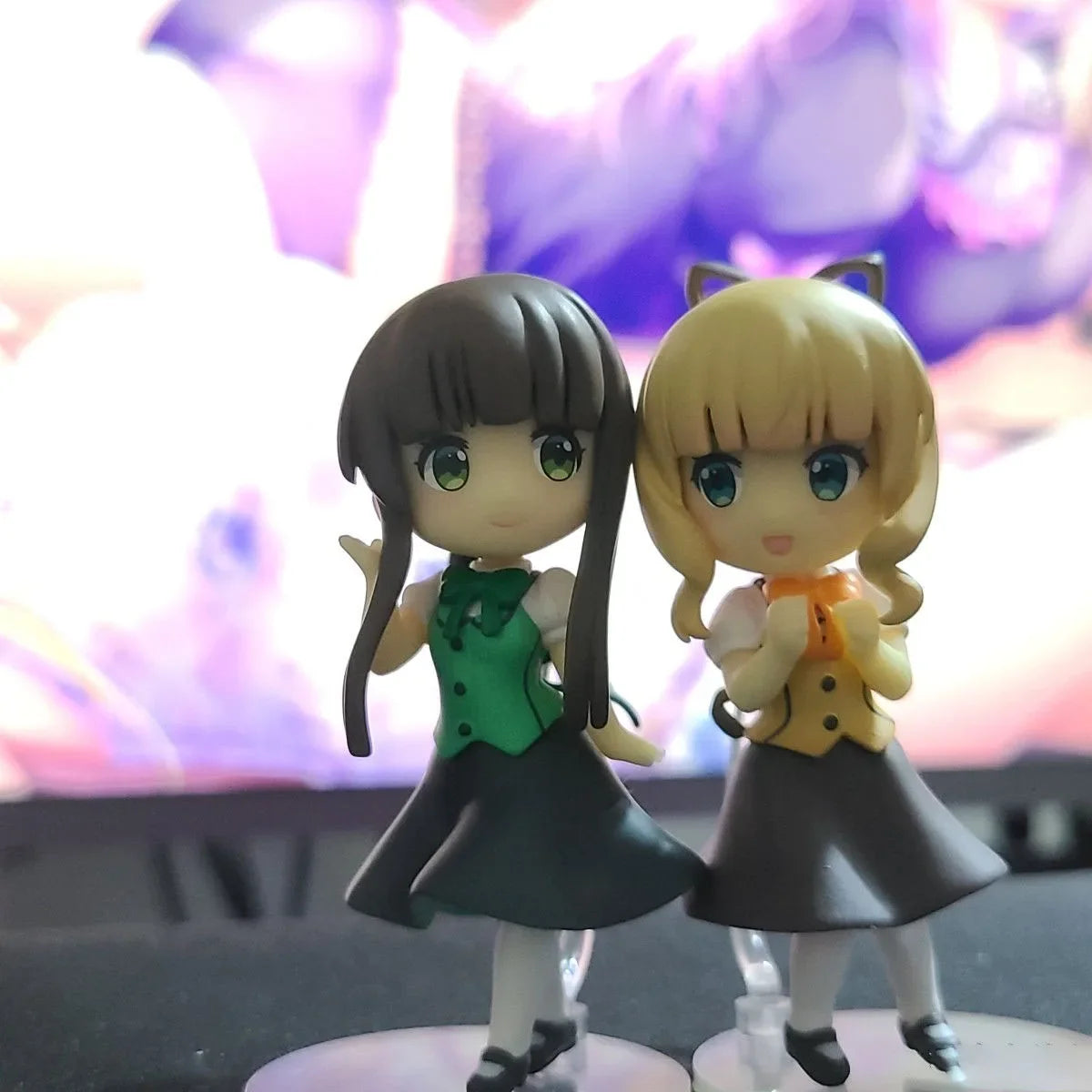 100% Original in Stock PLUM Gochuumon Wa Usagi Desu Ka? Bloom Kirima Syaro Ujimatsu Chiya Anime Figure Collection Series