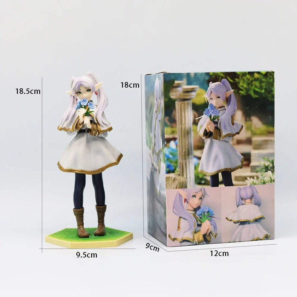 Anime Noodle Stopper Sousou no Frieren Q Version Anime Girl Figure Frieren Beyond Journey's End Action Figure PVC Model Toy Gift