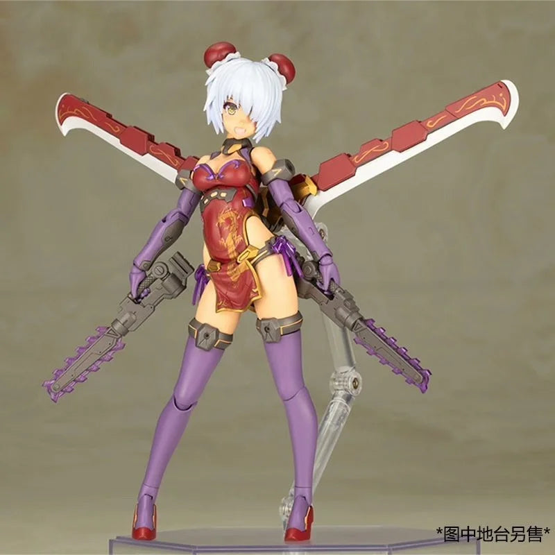Kotobukiya Original Frame Arms Girl Stylet Wilber Nine Hresvelgr=Rufus Qipao Ver. Anime Action Figure Assembly Model Toys