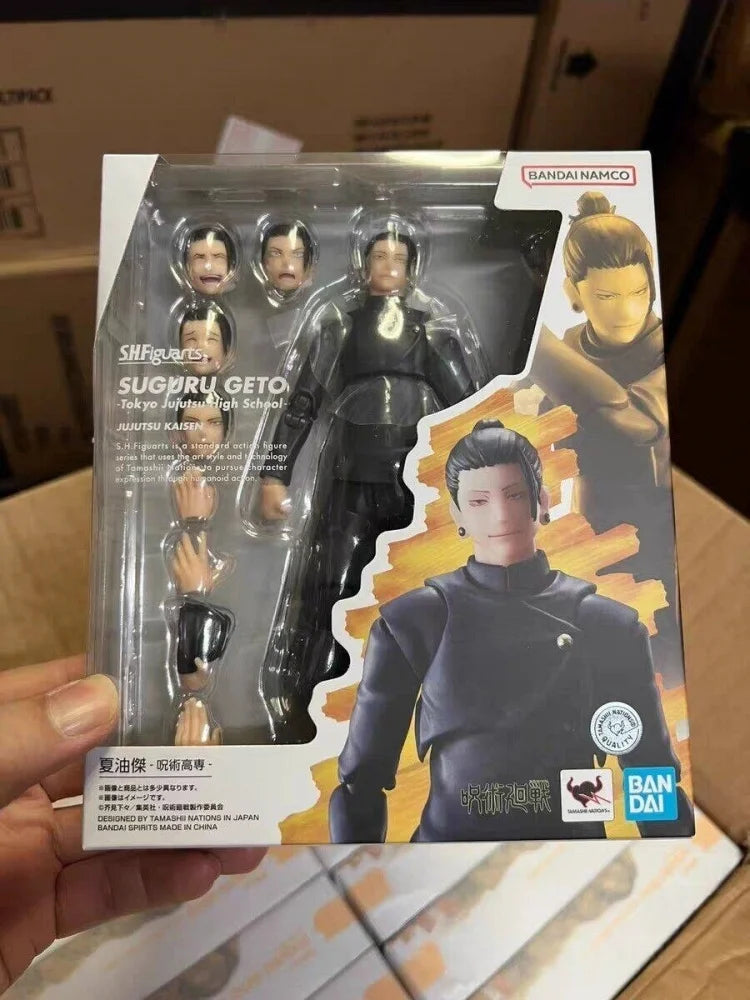 Bandai Original Shfiguarts Jujutsu Kaisen Figure Gojo Satorugeto Suguru Fushiguro Megumi Kugisaki Nobara Anime Model Toy Dolls