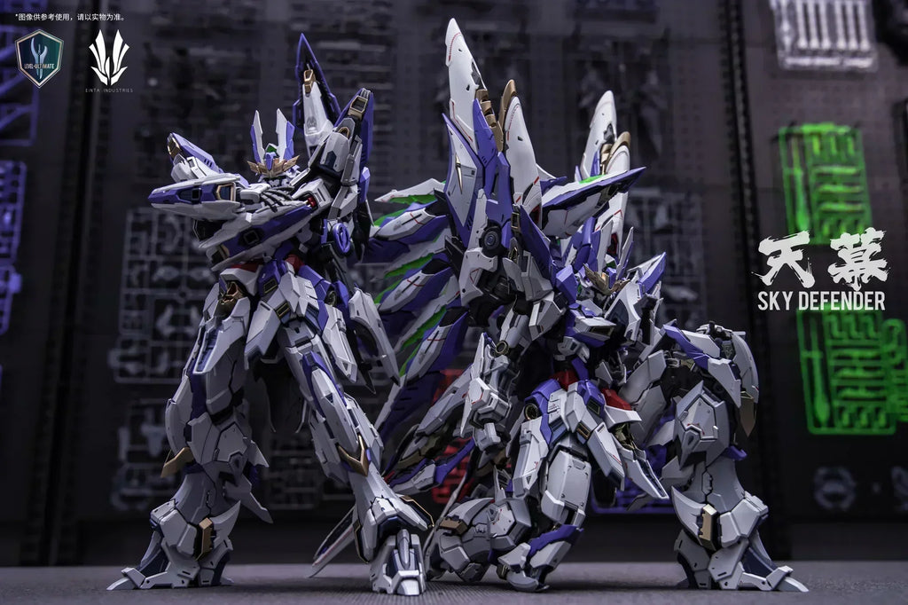 In Stock EINTA INDUSTRIES SKY DEFENDER Level-Ultimate NPCM-017 Assembling Model Mecha Model Pvc Toys Oversize 1/72 Toys Gifts