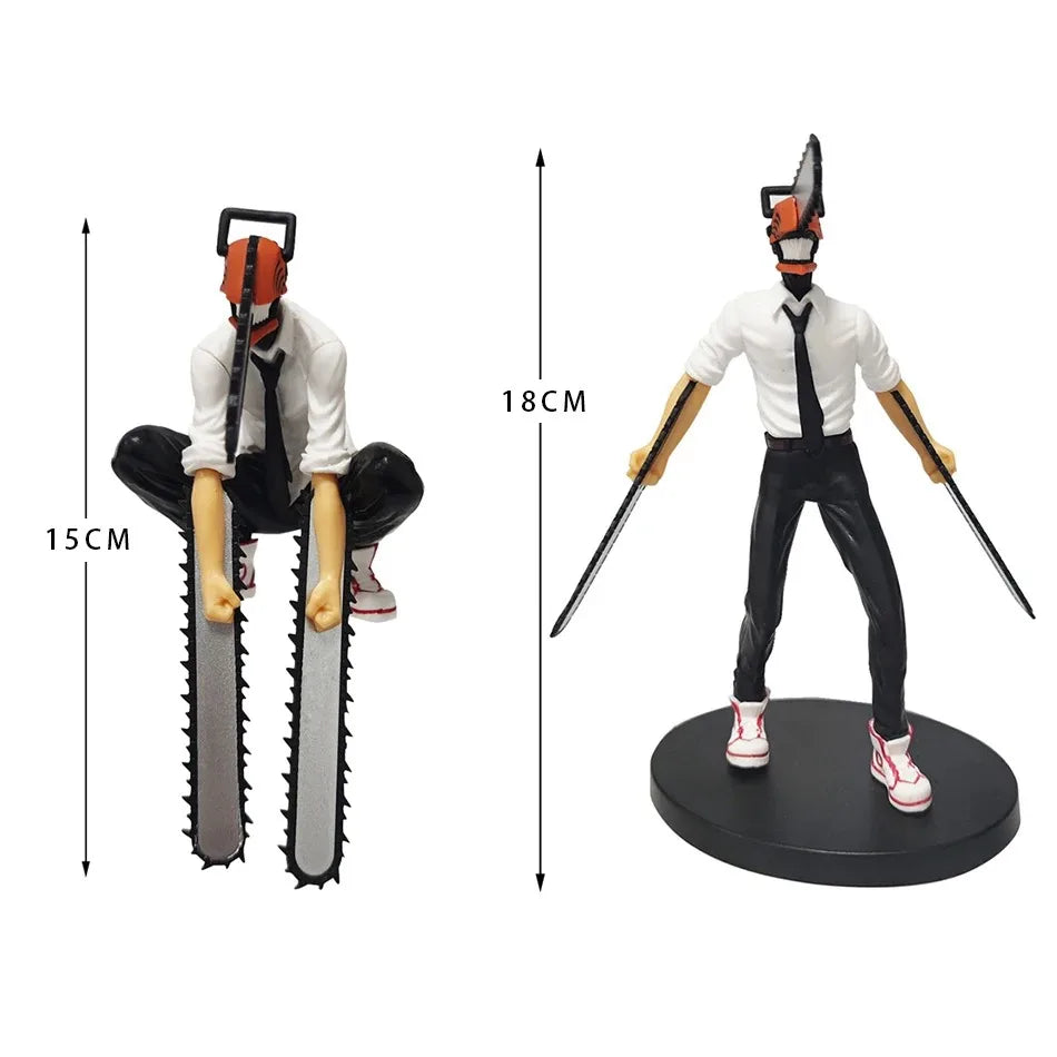 Chainsaw Man Denji Anime Figure Denji/Power Action Figure 1560 Chainsaw Man Denji Figurine Adult Collectible Model Doll Toy