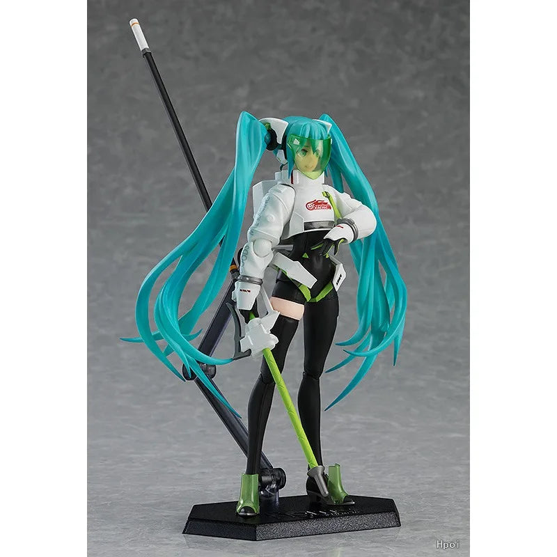 GOODSMILE RACING Genuine Figma Series Hatsune Miku SP-149 Hatsune Miku GT Plan Racing Future 2022 Mobile Model Toy Collectibles