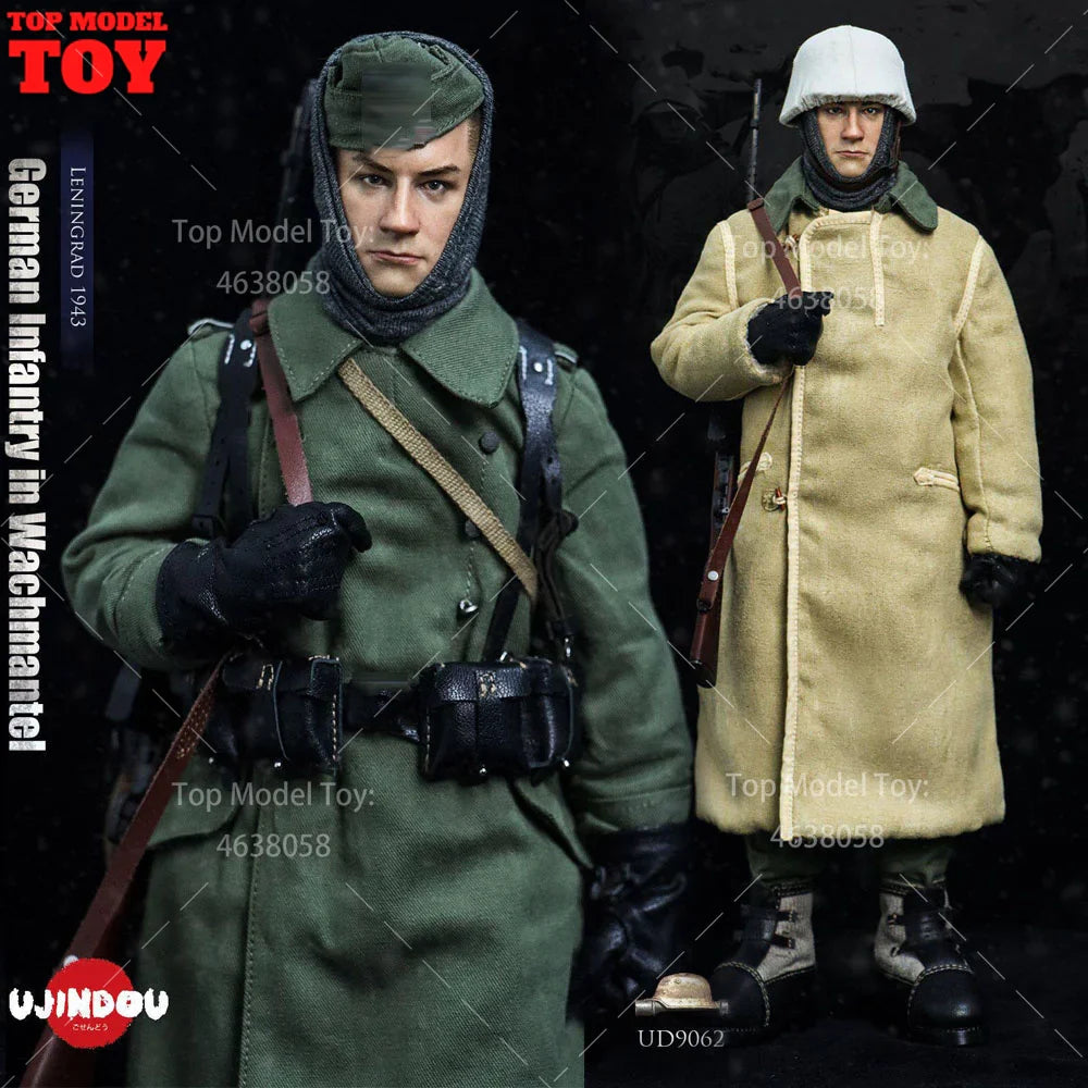 2026 Q2 UJINDOU UD9062 1/6 WWII Deutscher Wachsoldat Komplettset Actionfigur Modell 12'' Männlicher Soldat für Sammlerstück