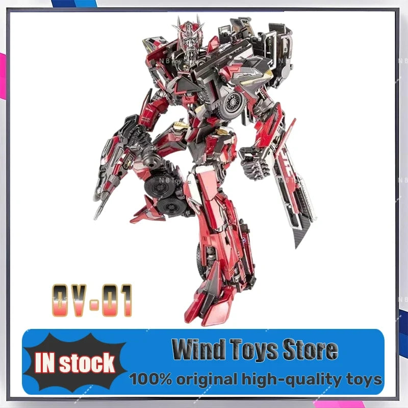 IN STOCK Transformation OV-01 OV01 Enlarged Version Modified KO SS61 Prime Alloy Fire Truck Action Figure Robot Model Toy