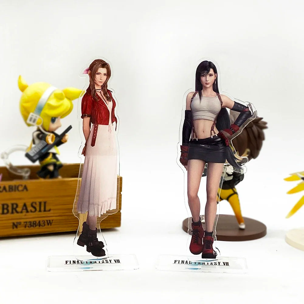 Hot sale F  FF7 VII 7 Tifa Lockhart Aerith Gainsborough REMAKE  Japan acrylic standee figurines  mjvl