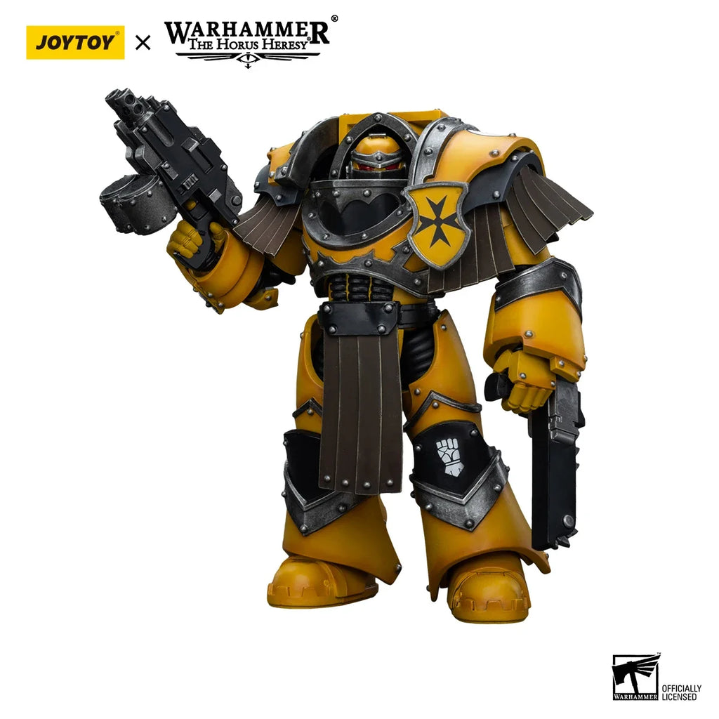 [IN-STOCK] JOYTOY Warhammer 40K 1/18 Action Figures Imperial Fists Legion Cataphractii Terminator Squad Anime Model Toys Gifts