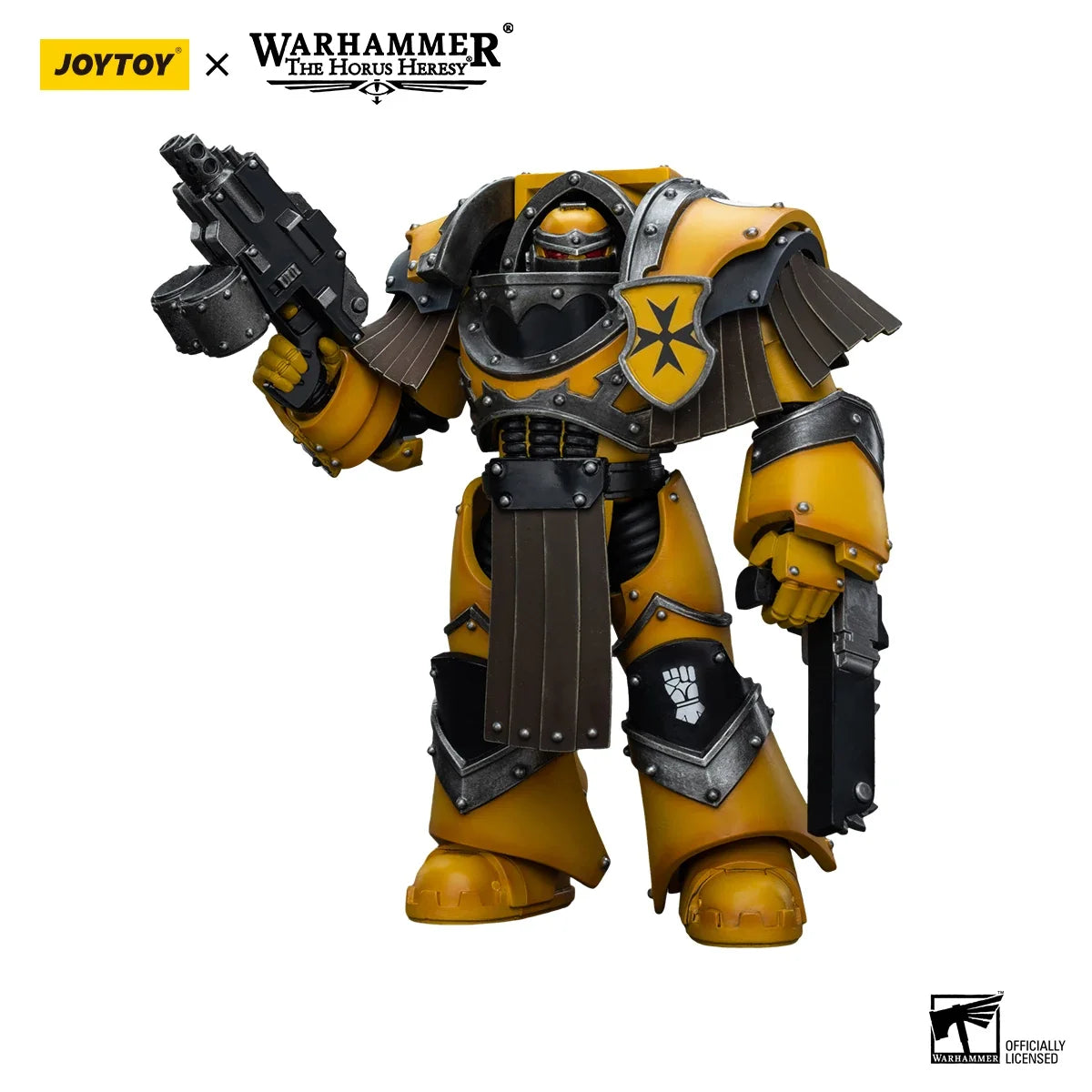 [IN-STOCK] JOYTOY Warhammer 40K 1/18 Action Figures Imperial Fists Legion Cataphractii Terminator Squad Anime Model Toys Gifts