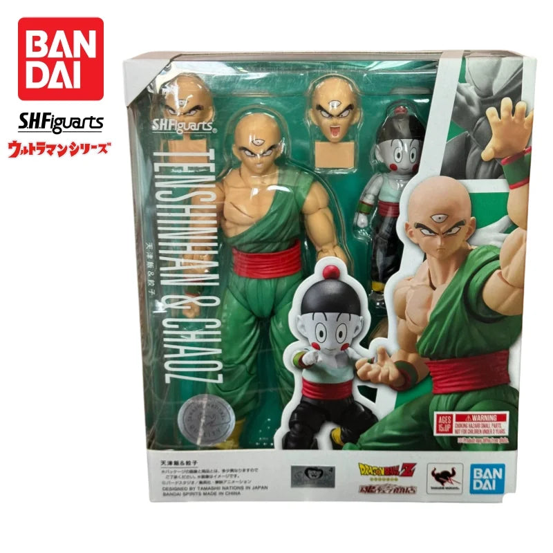 Auf Lager Bandai S.H. Figuarts Original Dragon Ball Tenshinhan Chaoz Puppe Brandneue Box Actionfigur Anime-Charaktere Modell