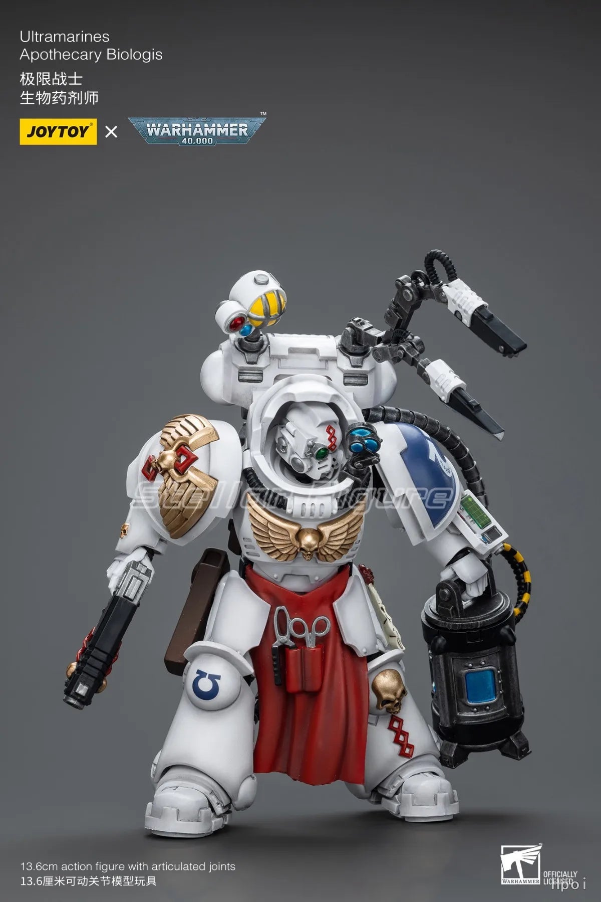 【SF】JOYTOY Warhammer 40K   1/18 Action Figure Ultramarines Apothecary Biologis Model Gifts Collection Ornaments