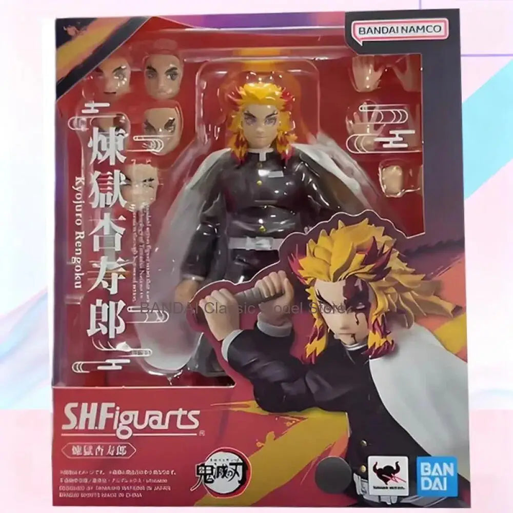 In Stock BANDAI Original Box S.H.Figuarts Demon Slayer Shinobu Kocho SHF Action Figure Model ToyGift for Kid Foam Box Packaging