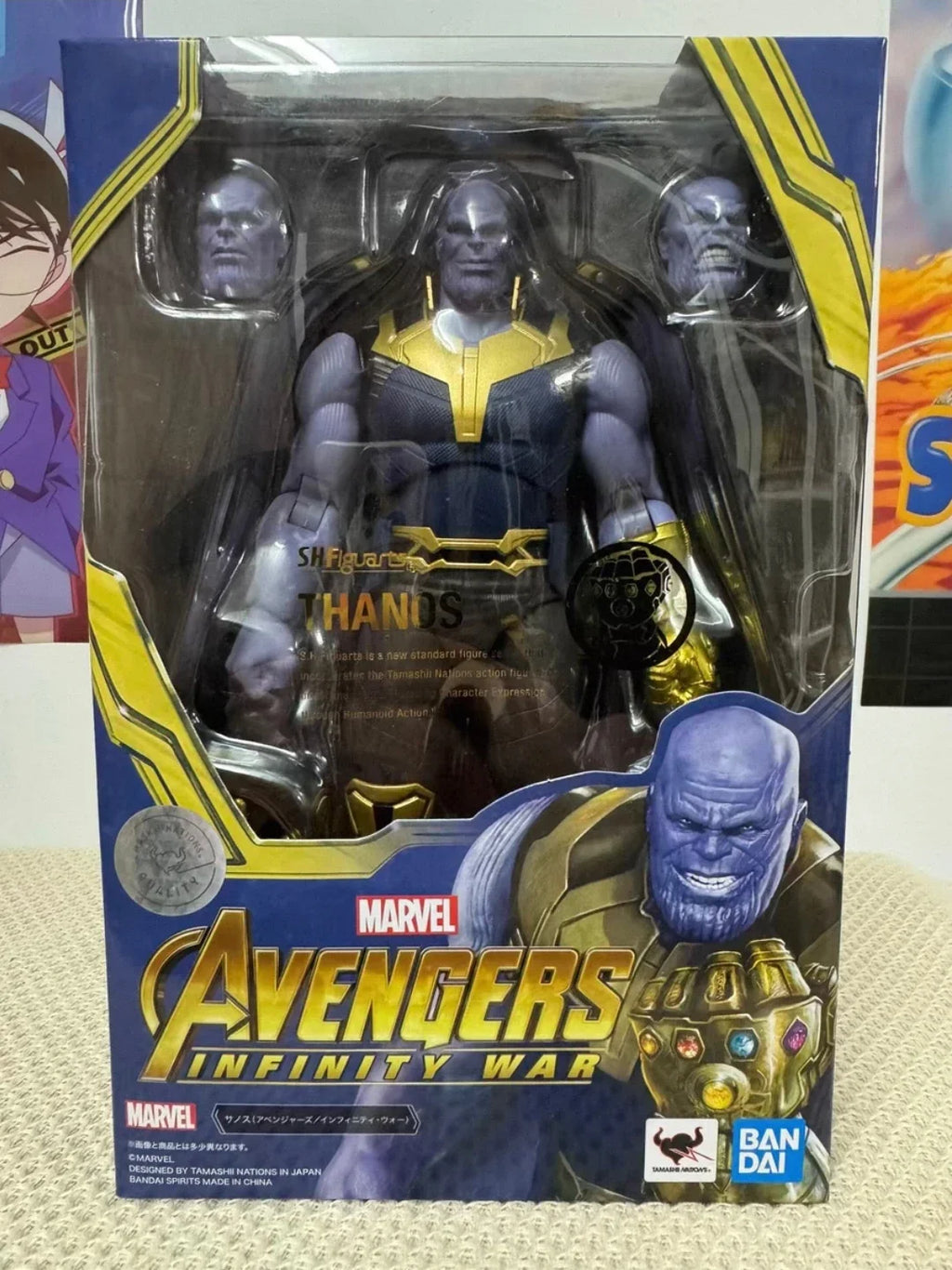 Original Bandai S.H.Figuarts Shf Thanos Avengers Infinity War in Stock Anime Action Collection Figures Model Toys