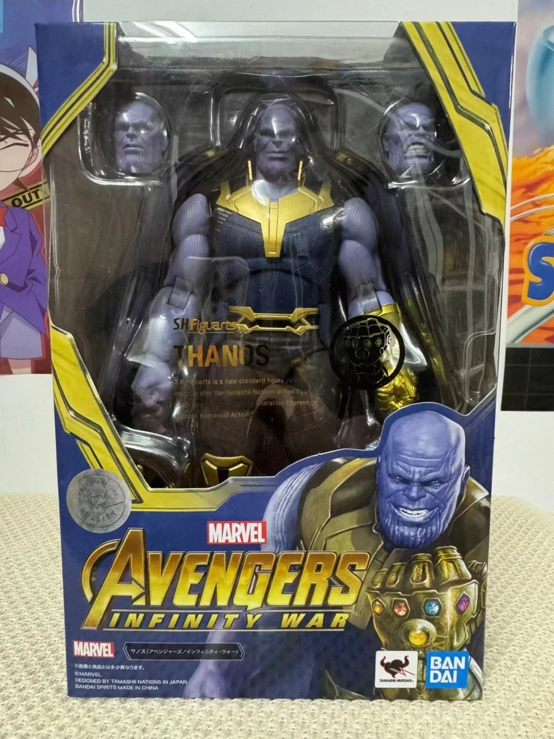 Original Bandai S.H.Figuarts Shf Thanos Avengers Infinity War in Stock Anime Action Collection Figures Model Toys