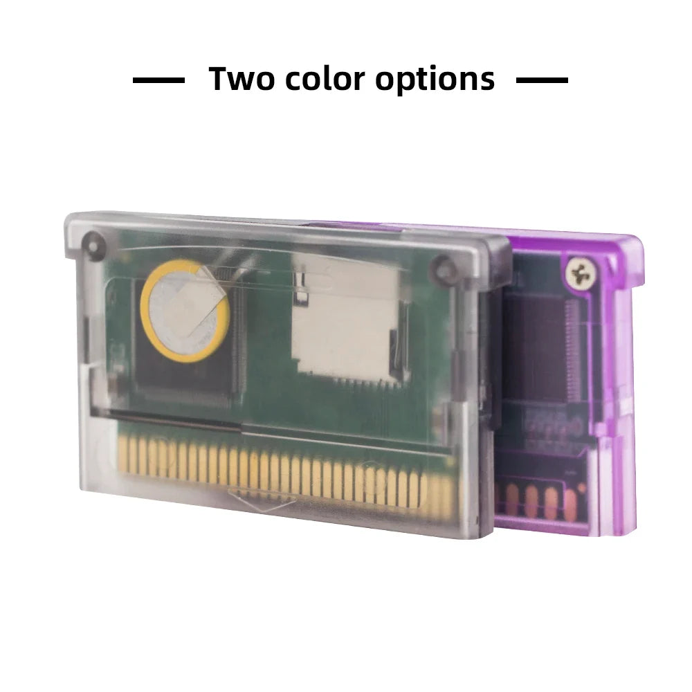 REMANK V1.5 Flash GBA Cartridge FLASHGBACART GBA Card 100+Retro Game Cart RTC 1M Flash GBC with GBA GBC GB NES Compatible DS