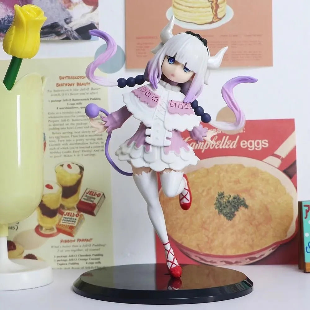 16CM Kanna Kamui Figure Kobayashi San Chi No Maid Dragon Anime Animation Model Toy Gift Collection Decorative Ornaments PVC