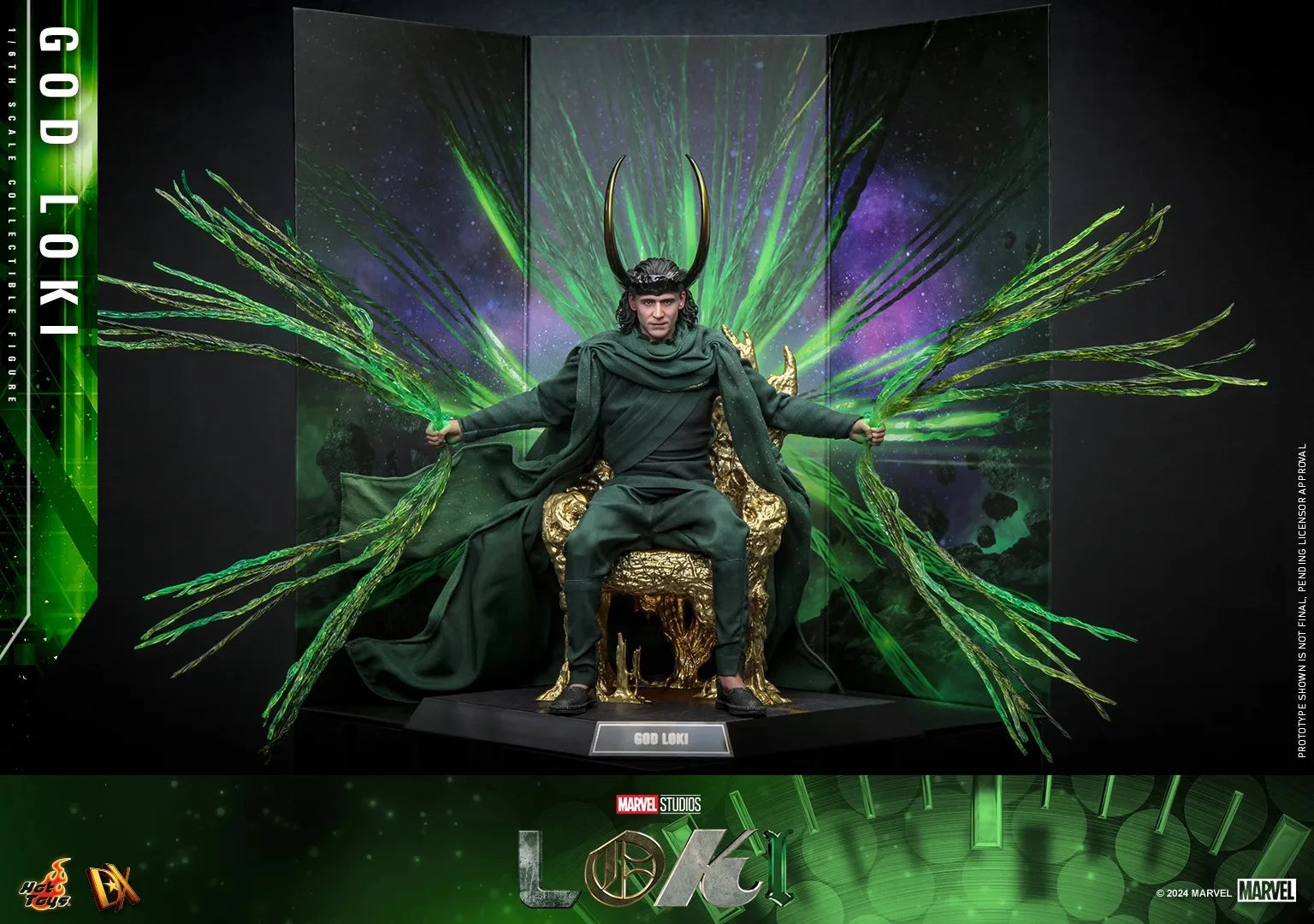 In Stock HotToys God Loki Gel Hair Version Hair Transplant Version 1/6 Soldier Doll Anime Action Figure Toy Model Collection