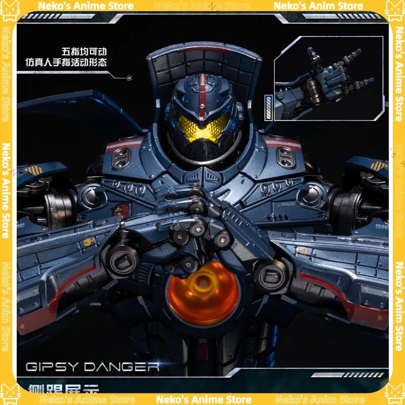 【In Stock】GONG Pacific Rim Gipsy Danger Alloy Articulated Figure Anime Model Trendy Toys Desktop Doll Collectibles Gift Figure