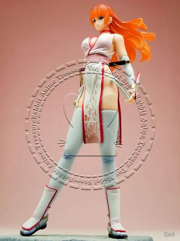 In Stock Original Genuine Kaiyodo Figure BOME Collection Vol.14 DEAD OR ALIVE Kasumi White Ver. Anime Collectible Statue Gift