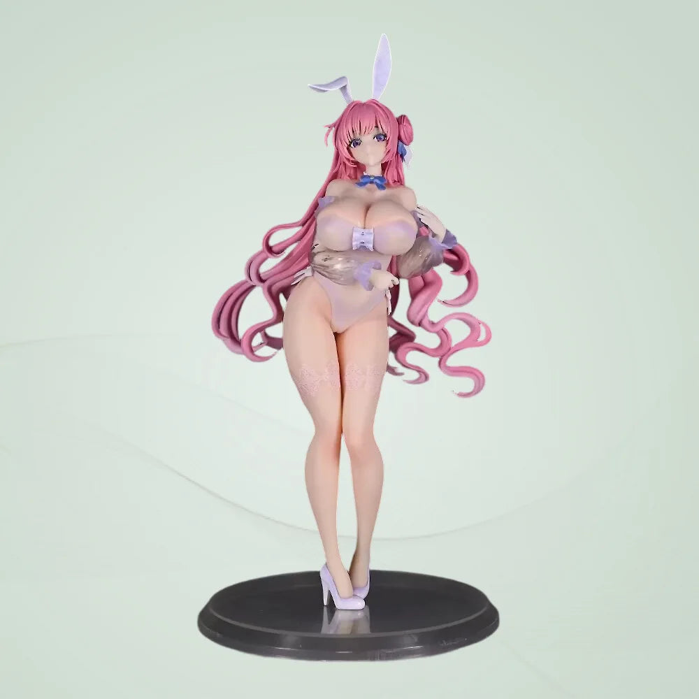 Dorothy Bunny Girl Anime Figur Stehend Spitze Rosa Haar PVC Modell Spiel Peripherie Desktop Dekoration 27Cm Erwachsene Sammler