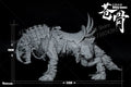 D20 Studio 37 cm Sammlerfigur im Maßstab 1:12 Wolf Orc Reittier Riesenwolf Reittier Weißknochen Beweglicher Wolf für 6" 7" Actionfigur