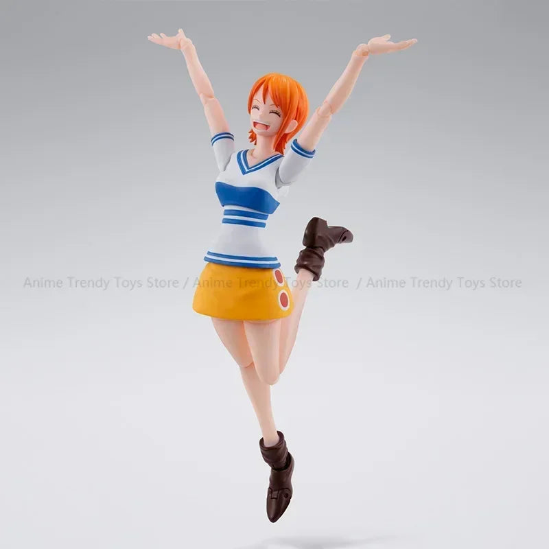 In Stock Bandai SHF ONE PIECE NAMI Romance Dawn action Figure Finished Model Anime Action Toy Gifts WY