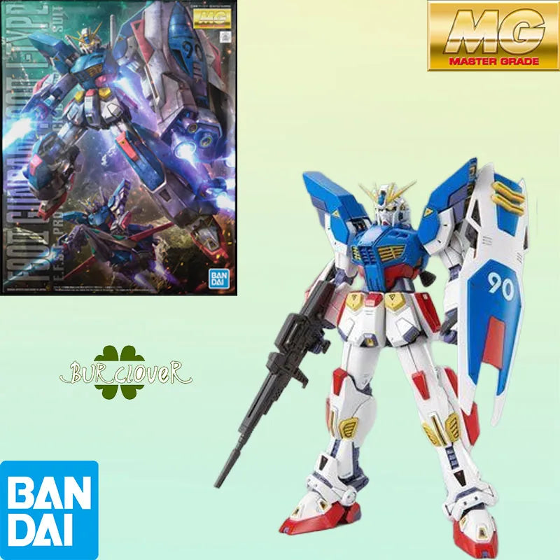 Bandai Original MG  Gundam F90II Intercept Type  F90ⅡI 1/100 Anime Action Figure Assembly Model Toys Gifts For Children GUNDAM