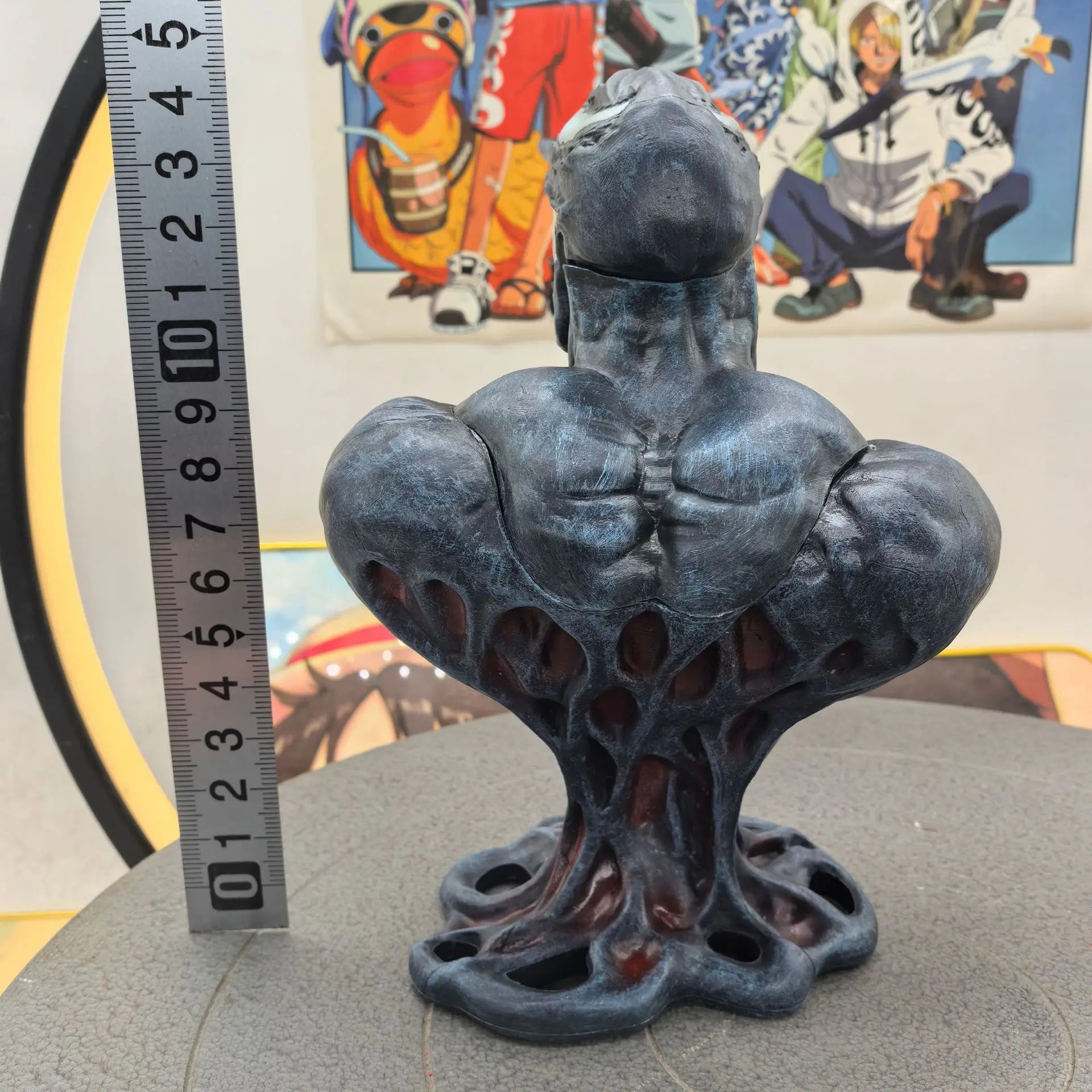 15cm Spider Man Venom Half Body Figure Resin Venom Let There Be Carnage Trendy Play Handmade Ornament