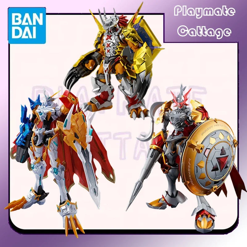 In Stock BANDAI Original Figure-rise Standard Digimon Adventure WARGREYMON DUKEMON[SPECIAL COATING]OMEGAMON Anime Model Toy Gift