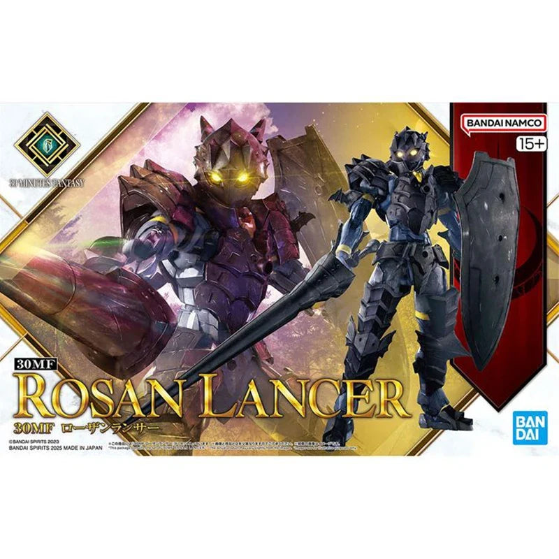 Bandai Original In Stock 30 Minutes FANTASY 30MF 30ML ROSAN LANCER 1/144 Assembly Anime Figure Collection Toys