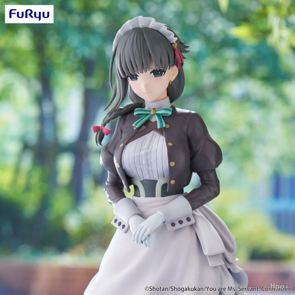In Stock FuRyu Original Genuine Anime You Are Ms.servant Trio-Try-iT Figure Yuki Xue 20cm Collections Model Toy Figures Gift