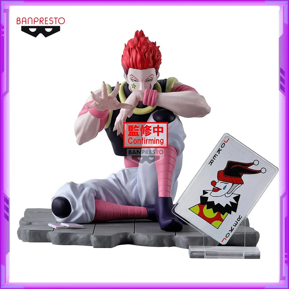 In Stock Original BANPRESTO HUNTER×HUNTER Hisoka PVC Anime Figures Action Figure Model Toys Gift